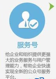 服務號主要功能